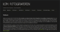 Desktop Screenshot of komfotograferen.nl